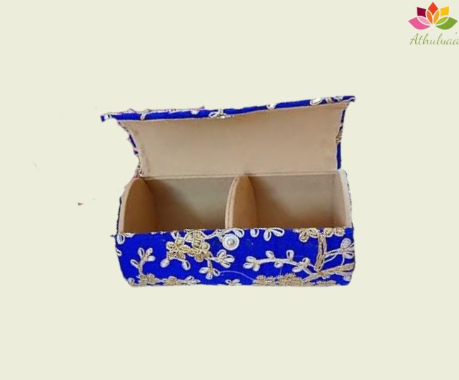 Embroidered Bangle Box | Wedding Return Gifts | Athulyaa